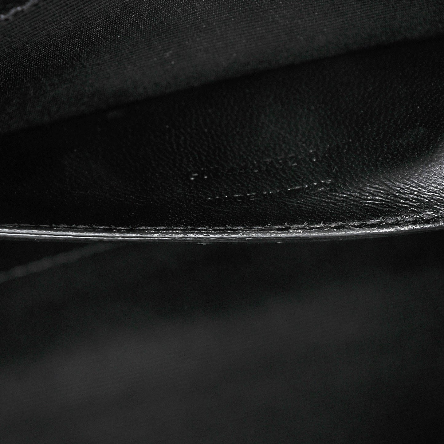 Grain De Poudre Large Classic Monogram Kate Satchel Black