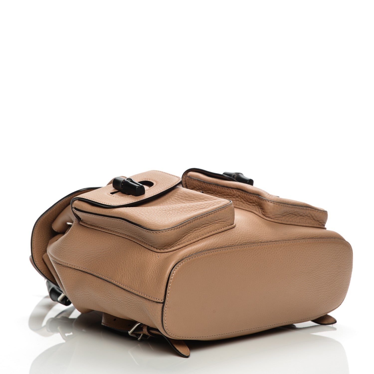Gucci Cellarius Calfskin Medium Bamboo Backpack Camelia 4 of 8