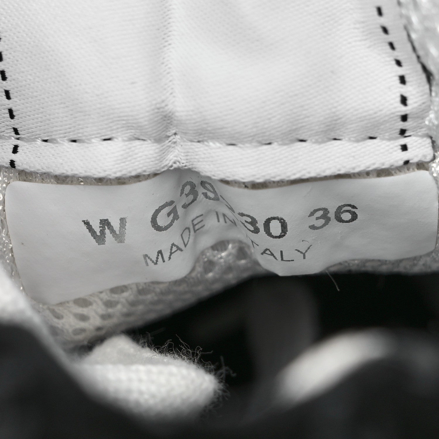 Chanel Nylon Suede Calfskin Printed CC Sneakers 36 White Black 7 of 9