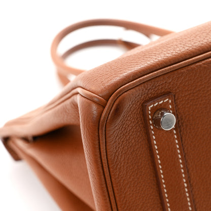 Hermes Natural Barenia Faubourg Birkin 30 Fauve 14 of 14