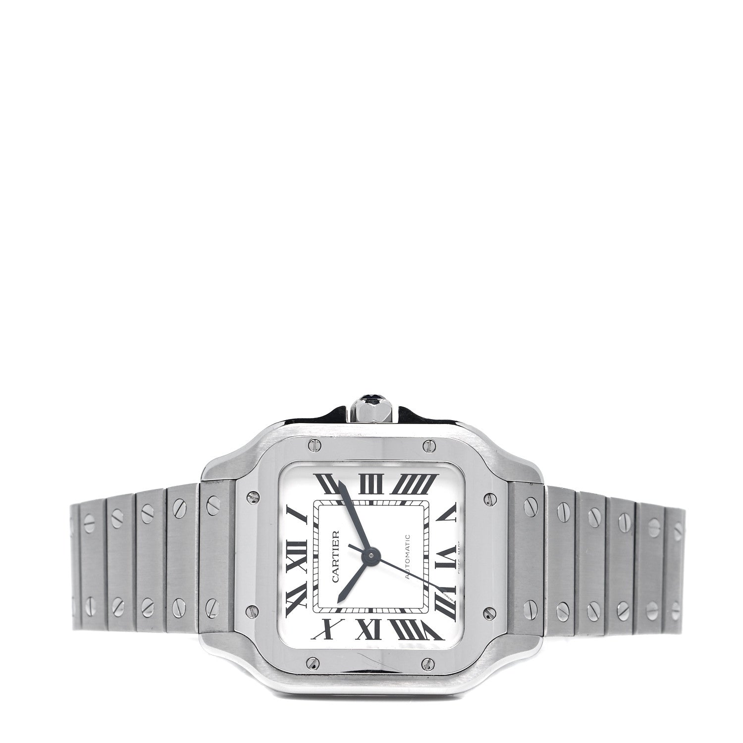 Cartier Stainless Steel 35mm Santos de Cartier Automatic Watch 2 of 6