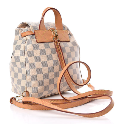 Louis Vuitton Damier Azur Sperone BB Backpack 3 of 12