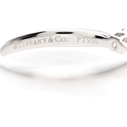 Tiffany Platinum Diamond .18ct Harmony Solitaire Engagement Ring 52 6 5 of 9
