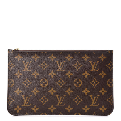 Louis Vuitton Monogram Neverfull MM GM Pochette Fuchsia 1 of 9