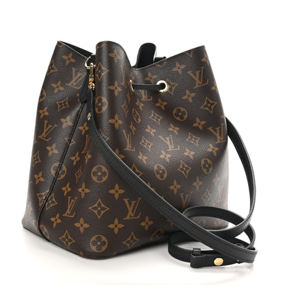 Louis Vuitton Monogram Neonoe MM Black 3 of 10