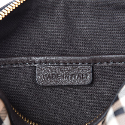 Burberry Haymarket Check Mini Blaze Crossbody Bag Chocolate 7 of 12