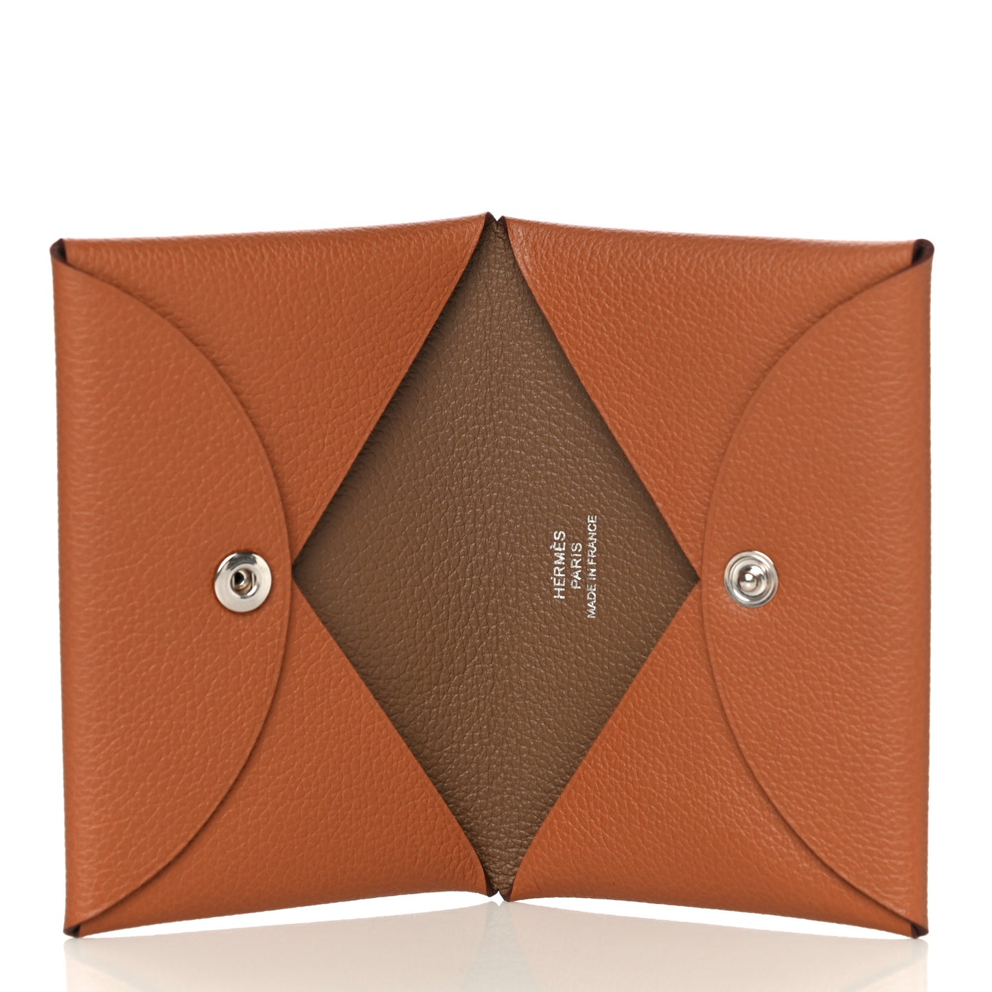 Evercolor Calvi Verso Card Case Gold Beige De Weimar
