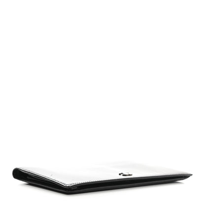 Chanel Patent CC Yen Wallet Black 4 of 9