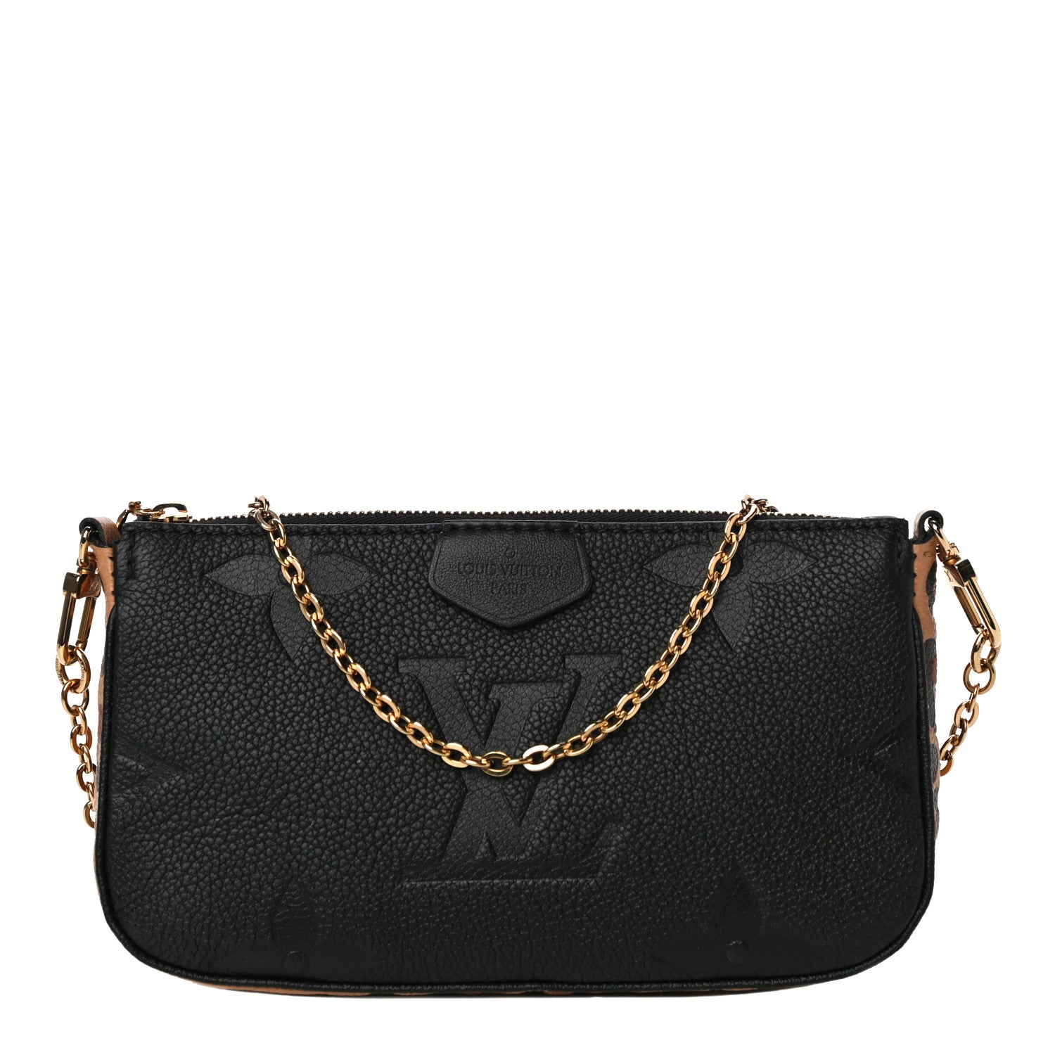 Louis Vuitton Empreinte Monogram Giant Wild At Heart Multi Pochette Accessories Mini Pochette Black 1 of 8