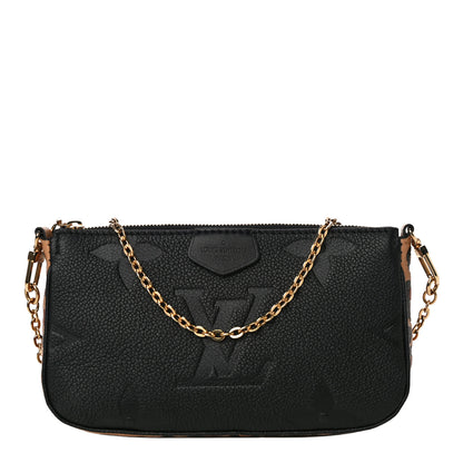 Louis Vuitton Empreinte Monogram Giant Wild At Heart Multi Pochette Accessories Mini Pochette Black 1 of 8