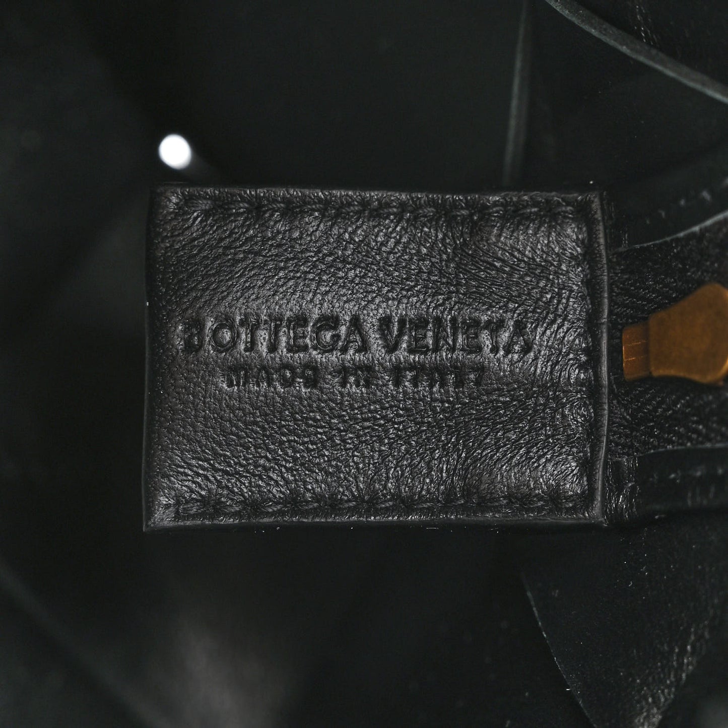 Lambskin Maxi Intrecciato Small Cassette Camera Bag Black