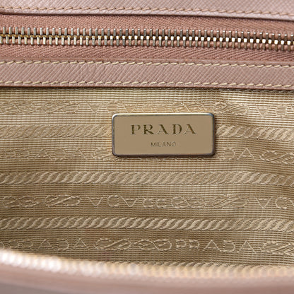 Prada Saffiano Small Galleria Double Zip Tote Cammeo 5 of 12