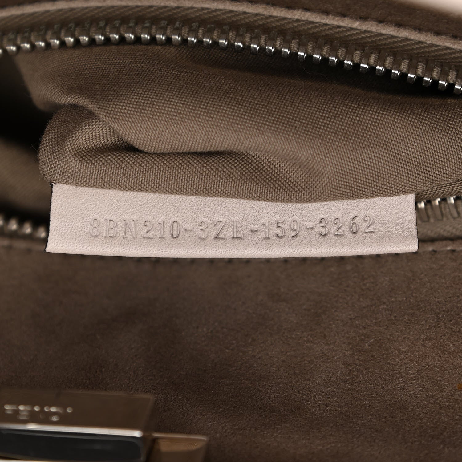 Fendi Vitello Seta Plexiglass Granite Large Peekaboo Iconic Satchel Polvere 7 of 14
