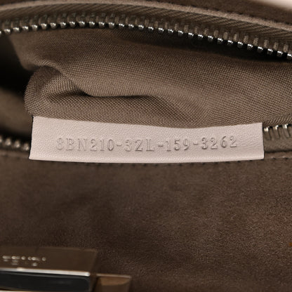 Fendi Vitello Seta Plexiglass Granite Large Peekaboo Iconic Satchel Polvere 7 of 14