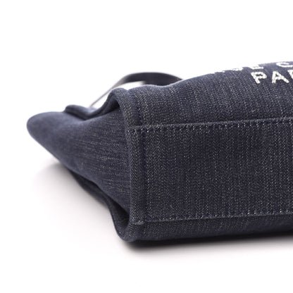 Chanel Denim Mini Deauville Tote Dark Blue 8 of 10