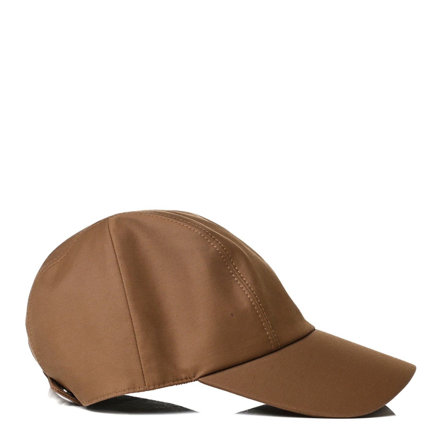 Technical Gabardine Calfskin H Droit Miles Cap 60 Nicotine