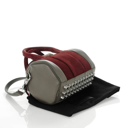 Alexander Wang Nubuck Soft Pebbled Calfskin Mini Rockie Beet Stone Rhodium Hardware 4 of 8