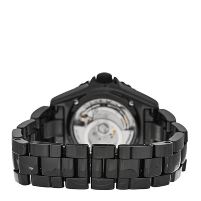 Chanel Stainless Steel Ceramic 38mm J12 Wanted de Chanel Automatic Watch Black 3 of 5
