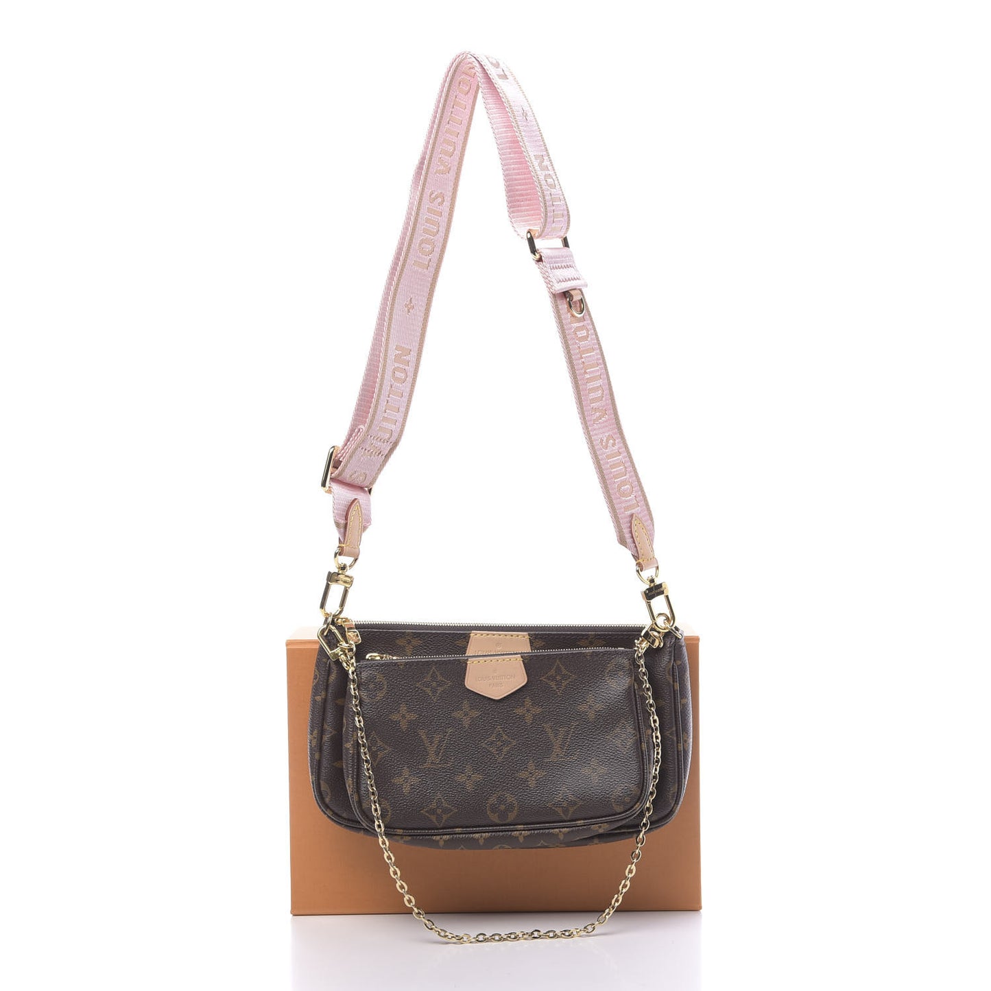 Monogram Multi Pochette Accessories Rose Clair