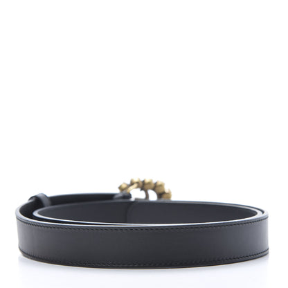 Gucci Calfskin Crystal Double G 30mm Belt 85 34 Black 2 of 5