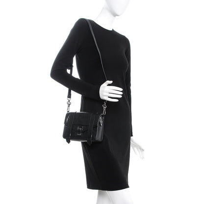 Proenza Schouler Lambskin PS1 Mini Pouch Messenger Black 2 of 7