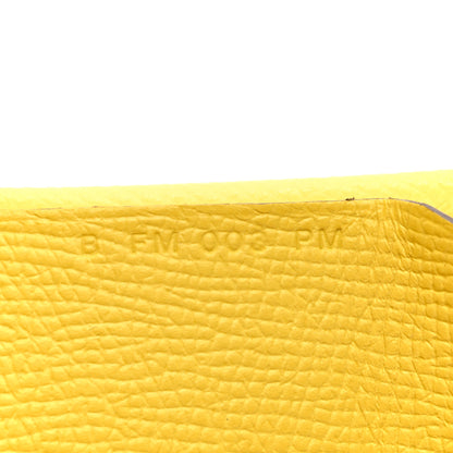 Hermes Epsom Calvi Duo Card Case Jaune De Naples 7 of 7