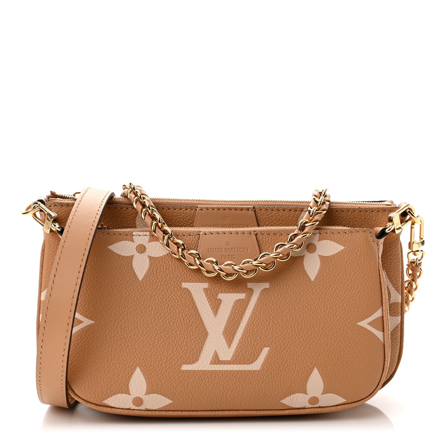 Louis Vuitton Empreinte Monogram Giant Multi Pochette Accessories Arizona Creme 1 of 11