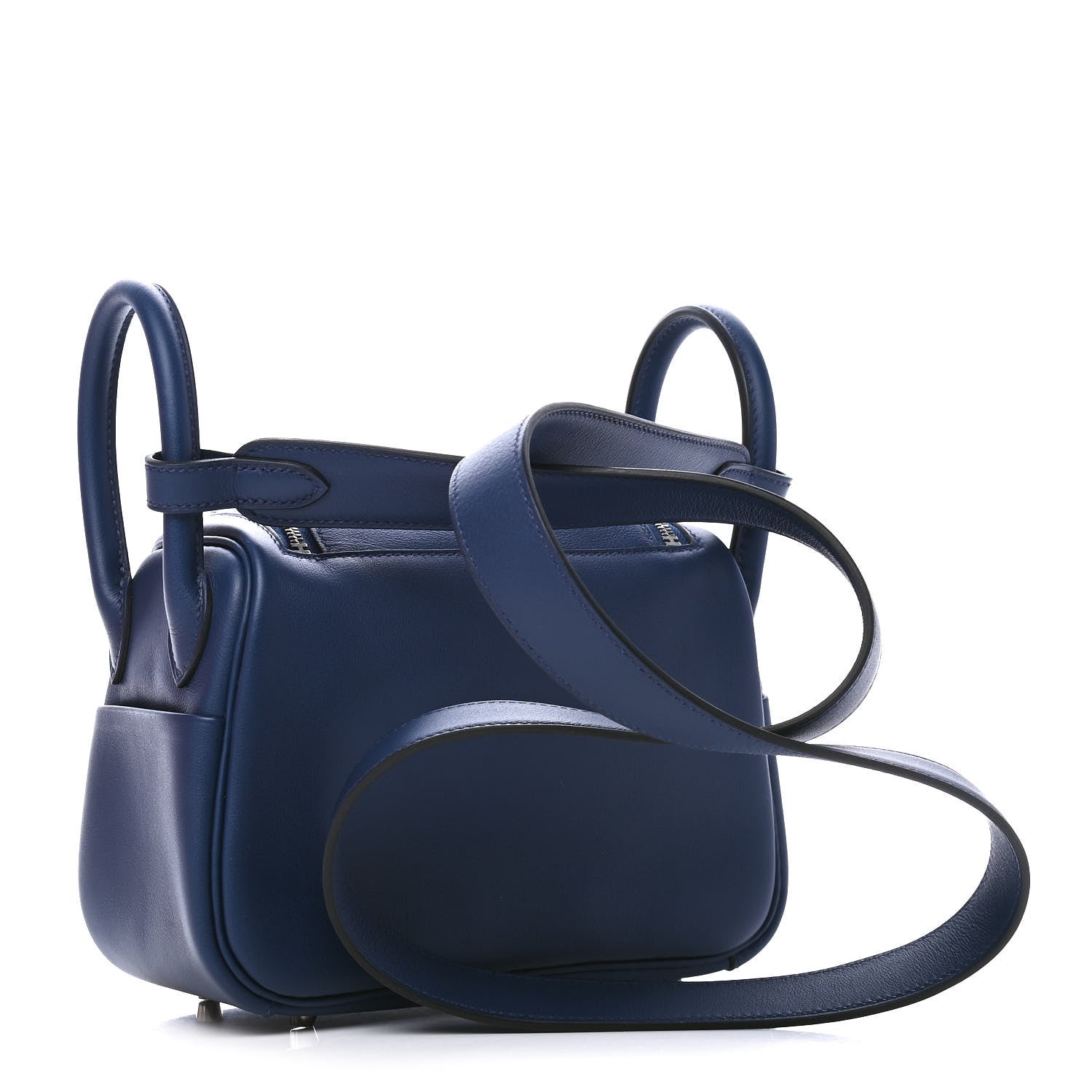 Hermes Swift Verso Mini Lindy 20 Bleu Navy Bleu Frida 2 of 6