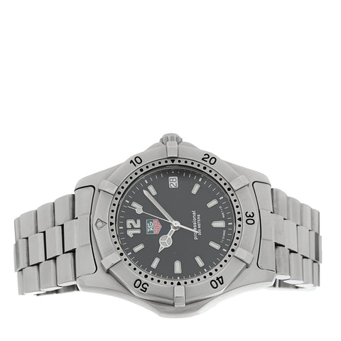 Stainless Steel 38mm Professional Series 2000 Quartz Watch Black WK1110-0
