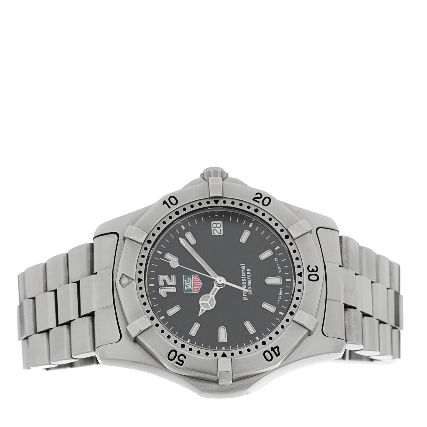 Stainless Steel 38mm Professional Series 2000 Quartz Watch Black WK1110-0