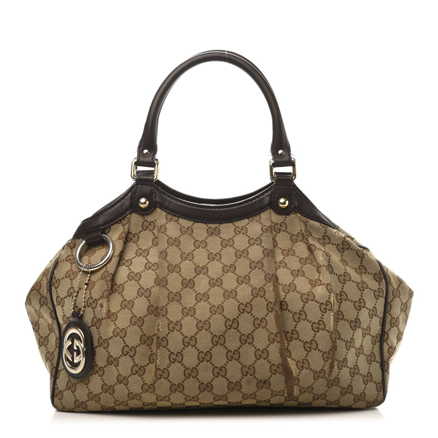 Monogram Medium Sukey Tote Dark Brown