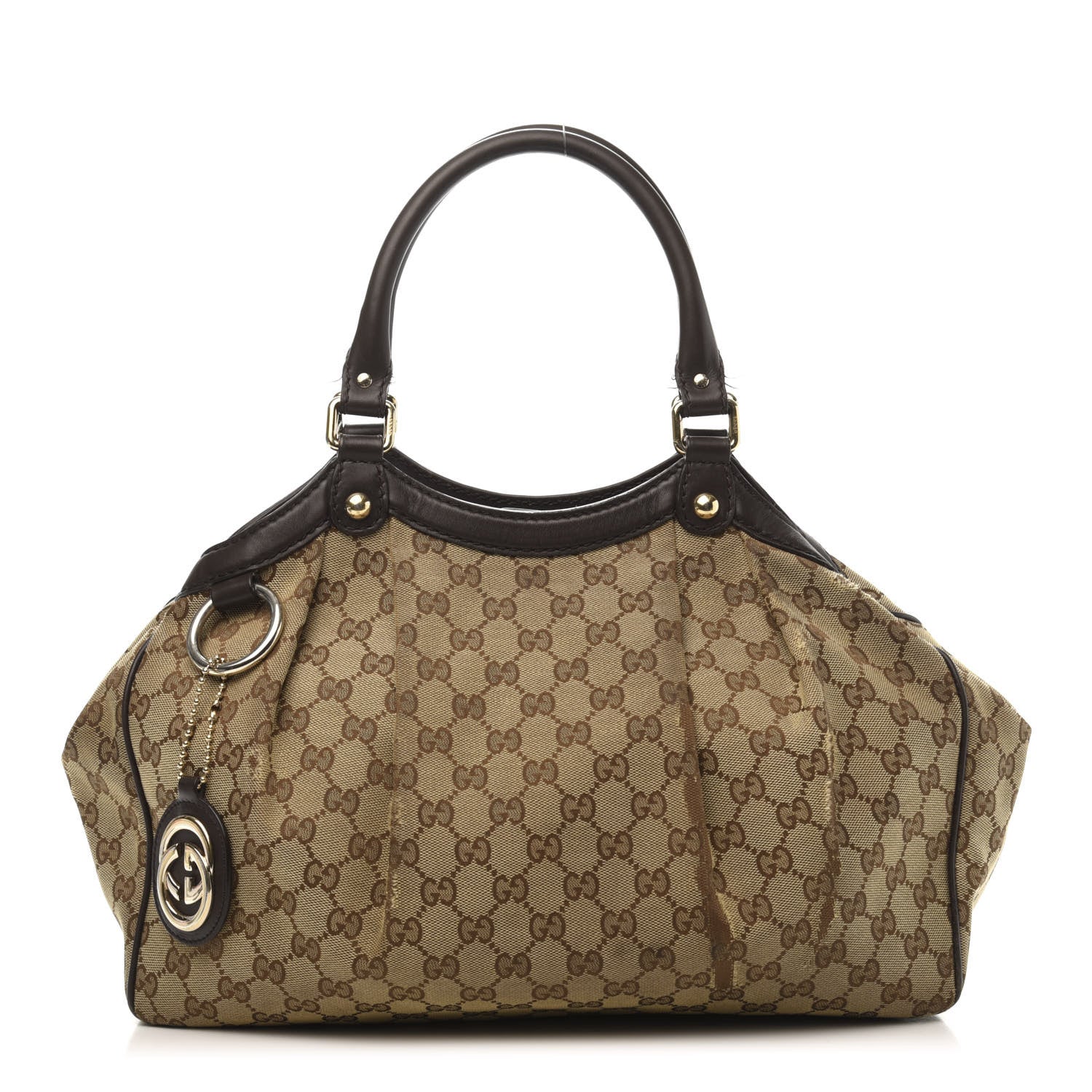 Gucci Monogram Medium Sukey Tote Dark Brown 1 of 24