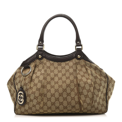 Gucci Monogram Medium Sukey Tote Dark Brown 1 of 24