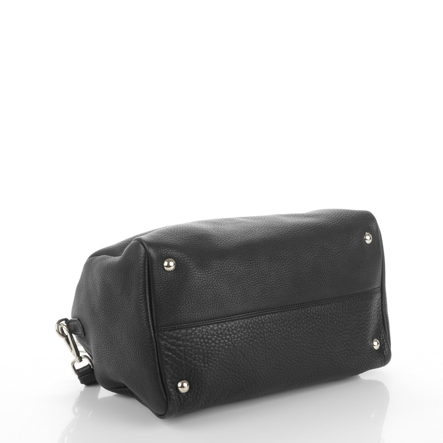 Vitello Daino Satchel Nero Black