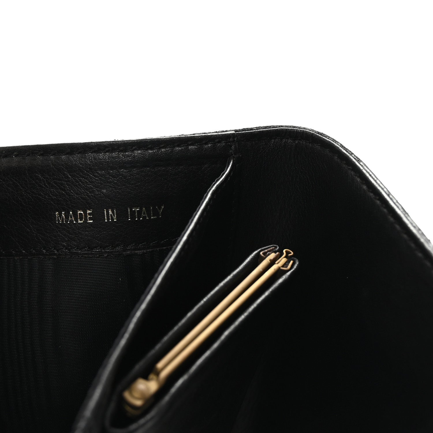 Chanel Grained Calfskin CC Flap Wallet Black 7 of 8