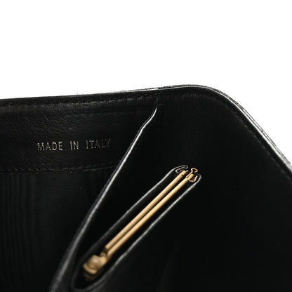 Chanel Grained Calfskin CC Flap Wallet Black 7 of 8
