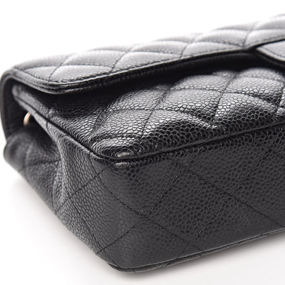 Chanel Caviar Quilted East West Flap Black 8 of 10