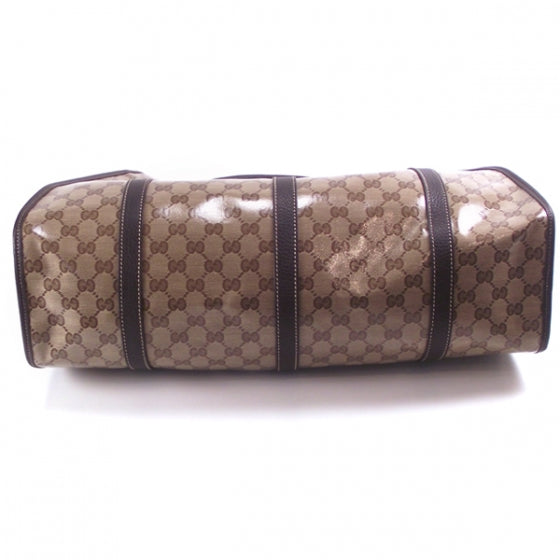 Gucci MONOGRAM CRYSTAL JOY BARDOT 4 of 9
