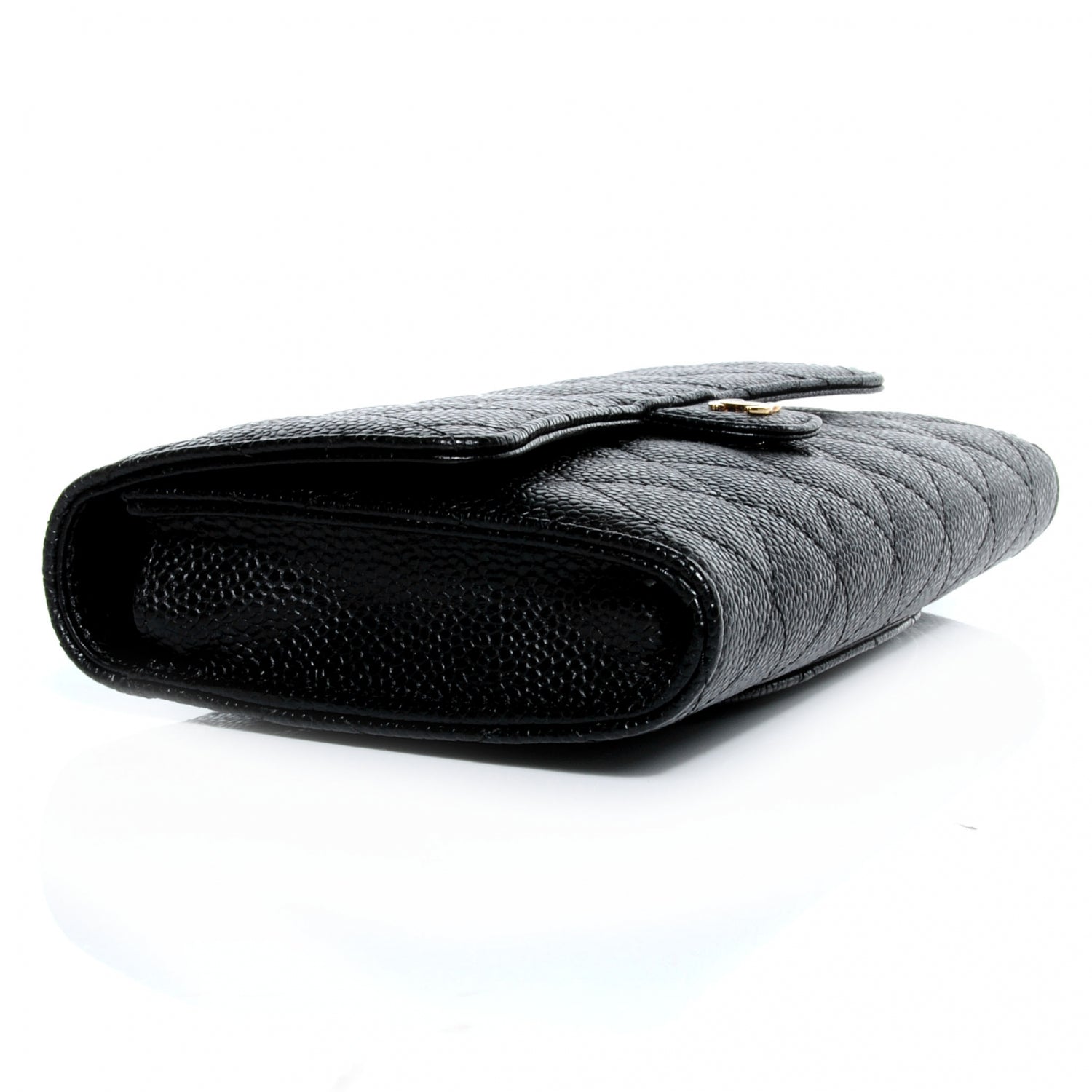 Chanel Caviar Quilted Travel Wallet Black 4 of 11