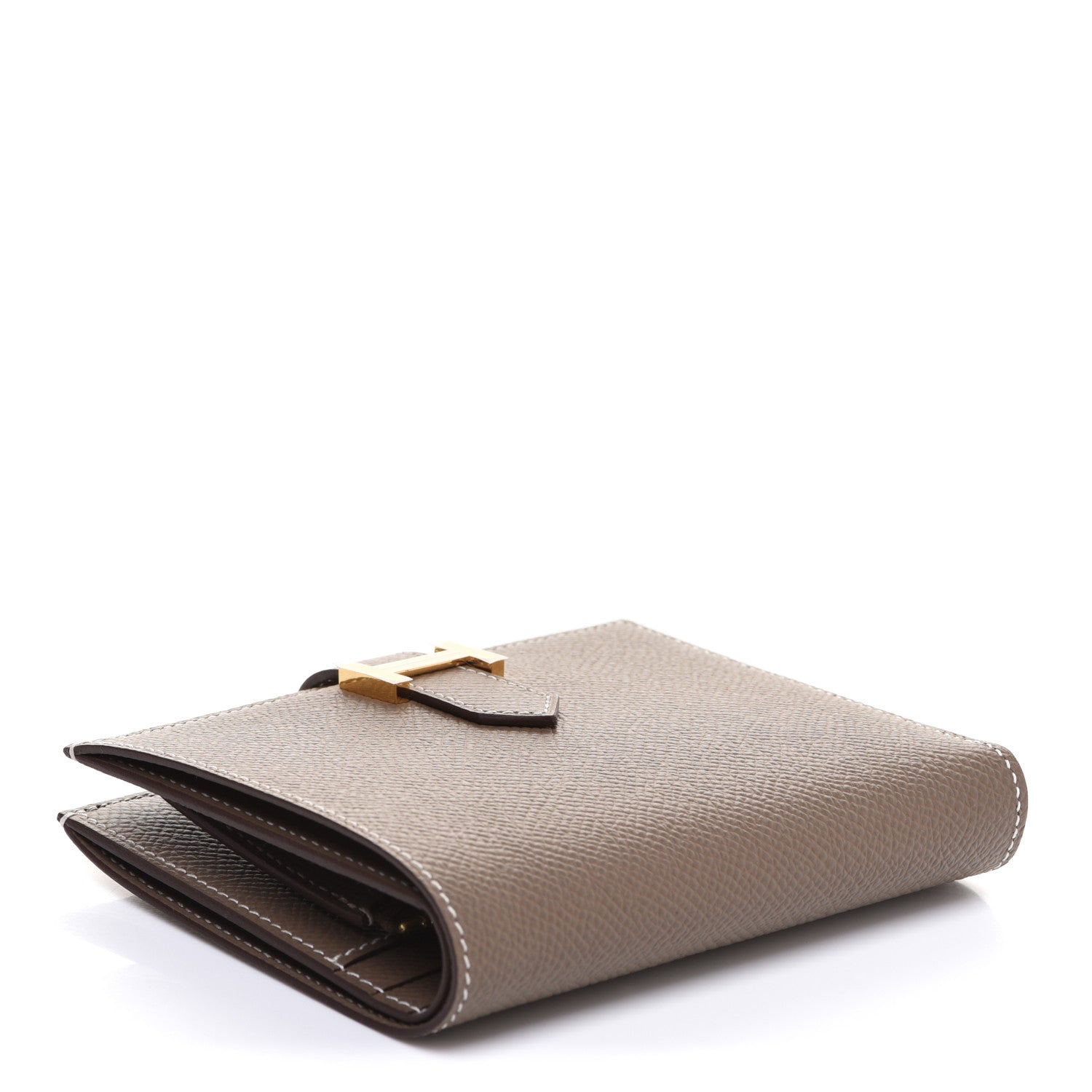 Hermes Epsom Bearn Compact Wallet Etoupe 4 of 9