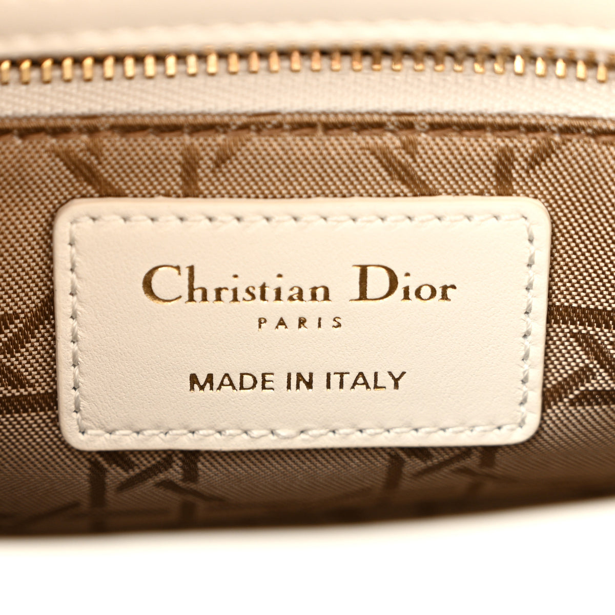 Christian Dior Lambskin Cannage Small My ABCDior Lady Dior White 6 of 13