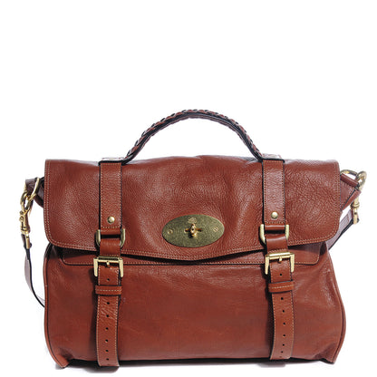 Mulberry Soft Buffalo Leather Oversized Alexa Oak 1 of 12