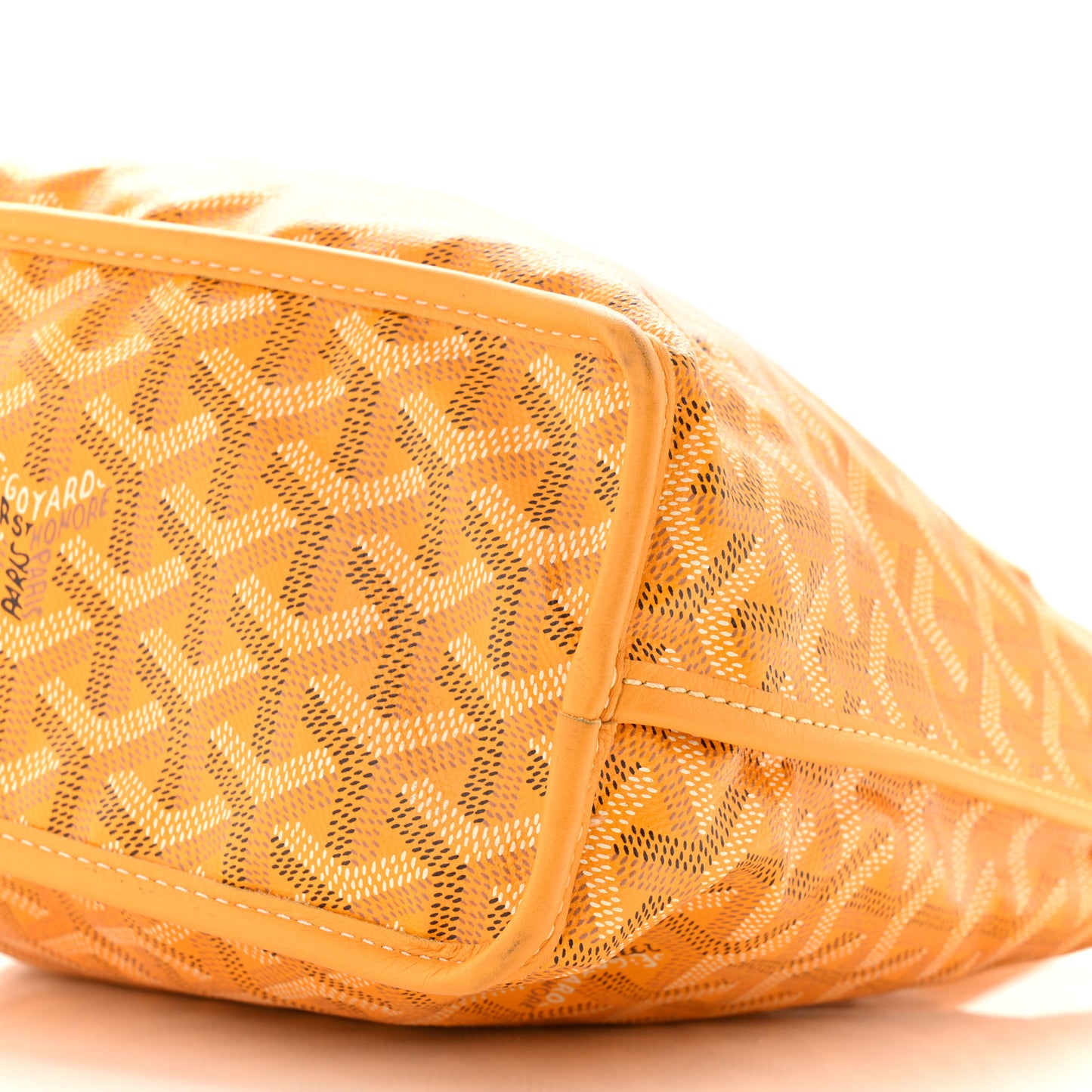 Goyardine Reversible Mini Anjou Yellow