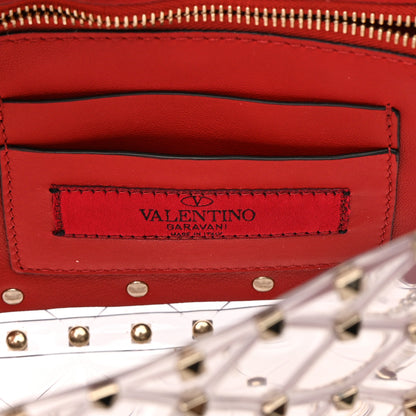 Valentino Garavani PVC Medium Rockstud Spike Shoulder Bag 6 of 12