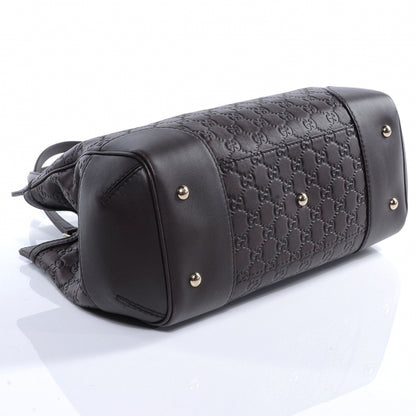 Gucci Guccissima Medium Mayfair Tote Dark Brown 4 of 11