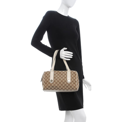 Gucci Monogram Small Charmy Boston White 2 of 11
