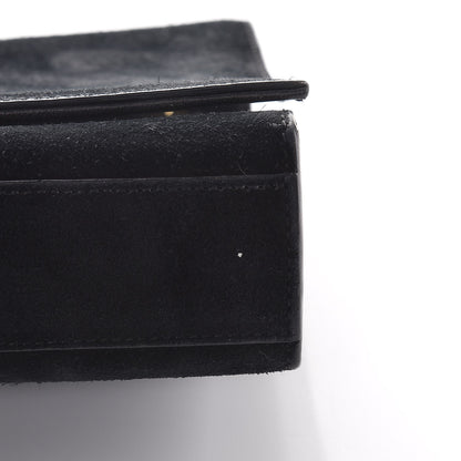 Saint Laurent Suede Medium Classic Monogram Kate Tassel Satchel Black 8 of 9