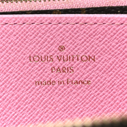 Louis Vuitton Monogram 2023 Christmas Animation Alpine Zippy Wallet Pink 6 of 7