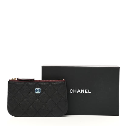 Chanel Caviar Quilted Small Cosmetic Case Black 8 of 8