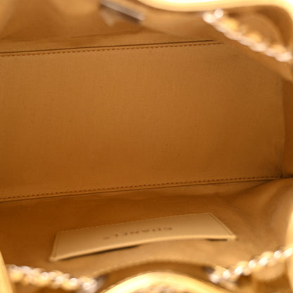 Chanel Metallic Aged Calfskin Quilted Small Chanel 25 Handbag Gold 5 of 11
